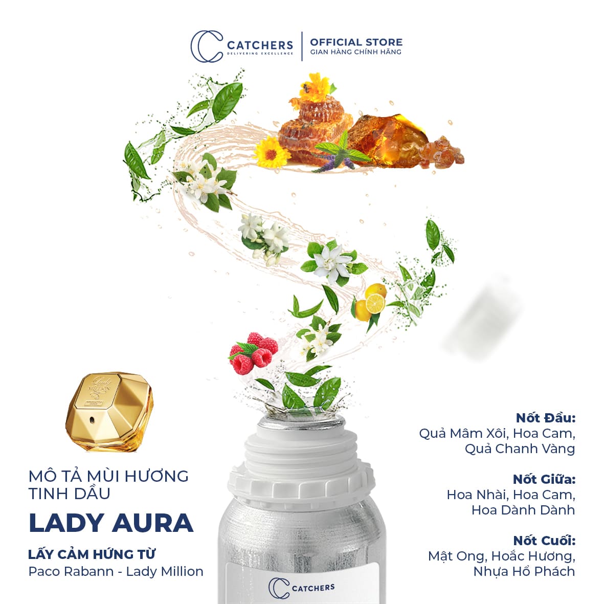Mô tả mùi hương Nước Hoa Lady Aura EDP