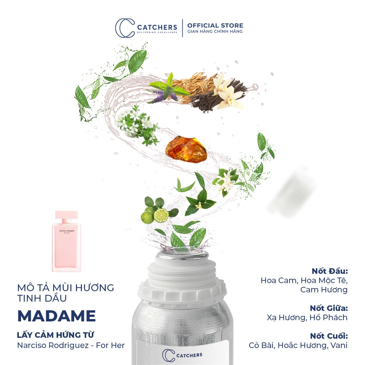 Mô tả mùi hương Nước Hoa Madame EDP