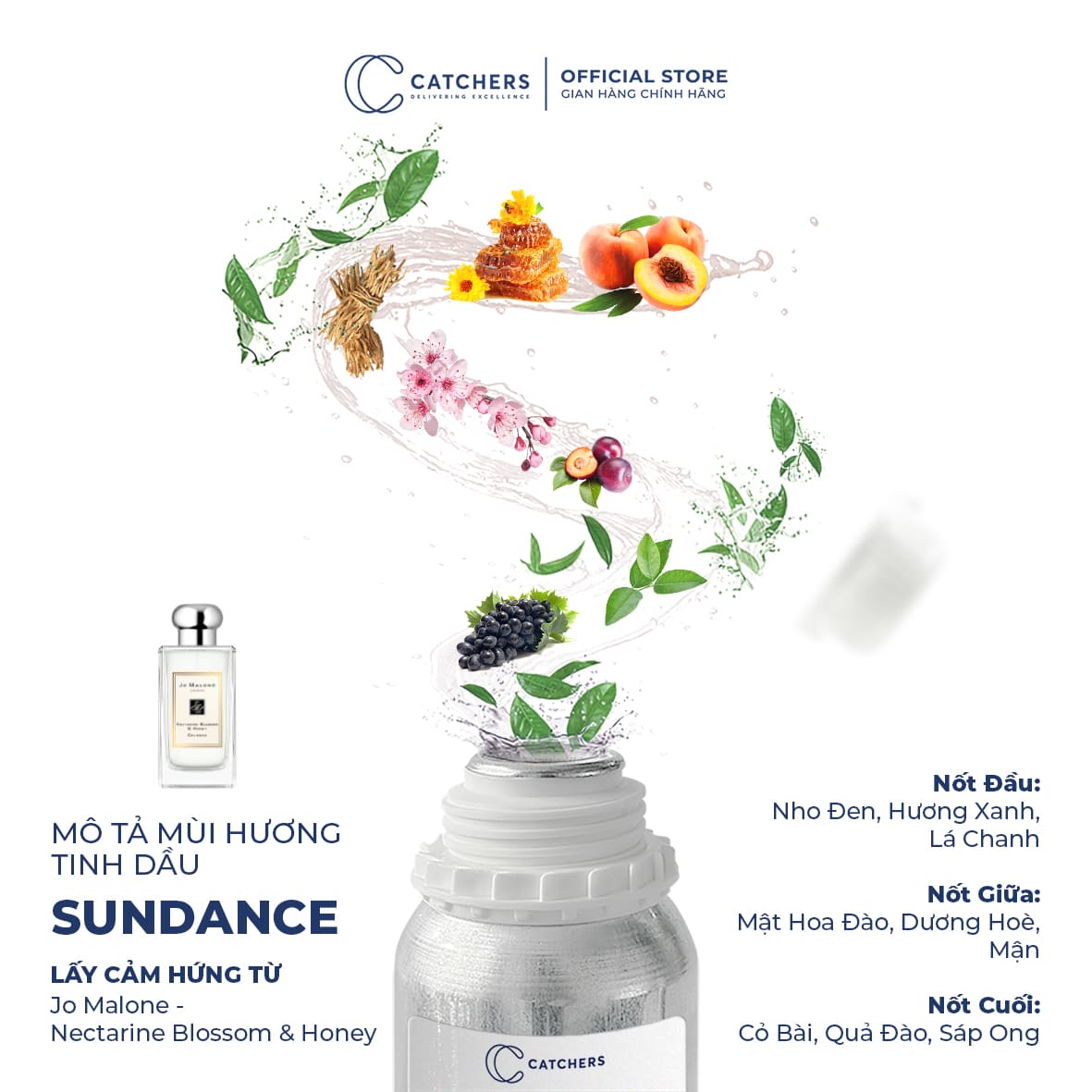 Mô tả mùi hương Nước Hoa Sundance EDP