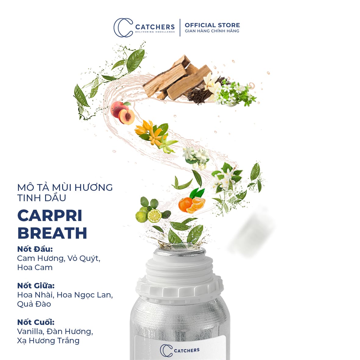 Mô tả mùi hương Tinh Dầu Carpri Breath