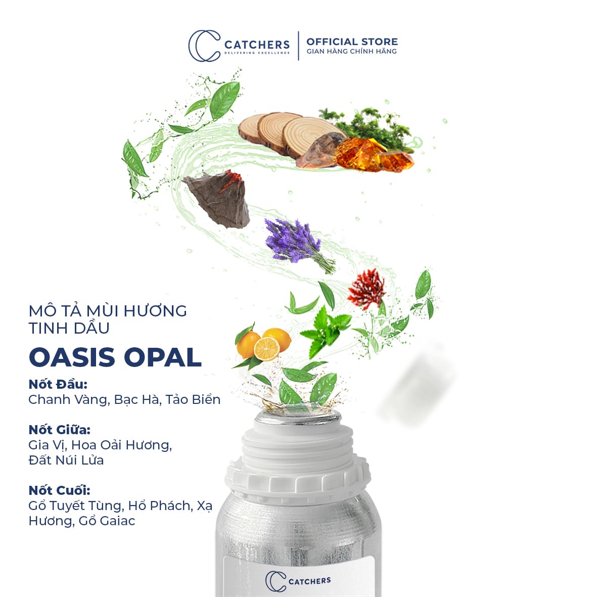 Mô tả mùi hương Tinh Dầu Oasis Opal