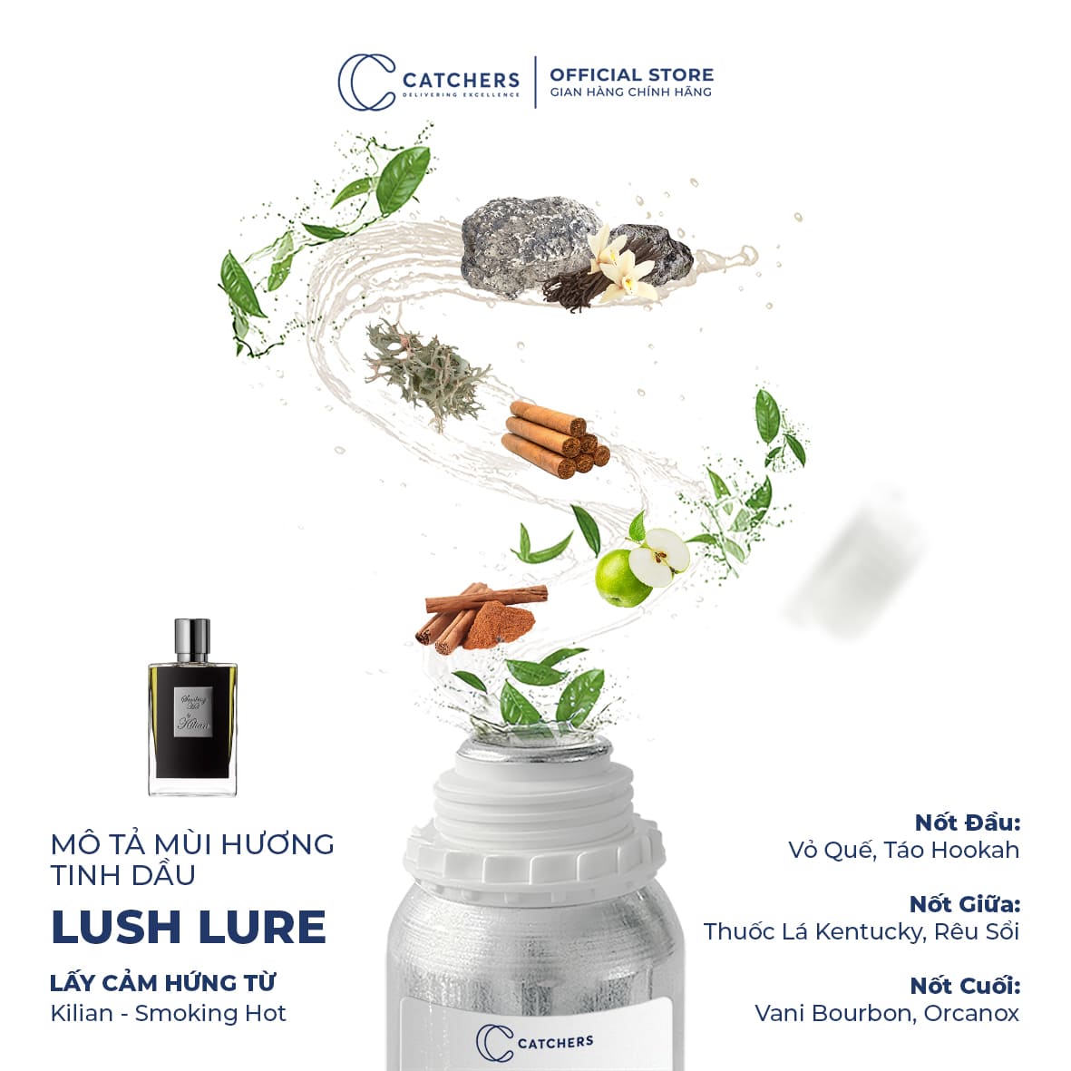 Mô tả mùi hương Tinh Dầu Gốc Nước Hoa Lush Lure