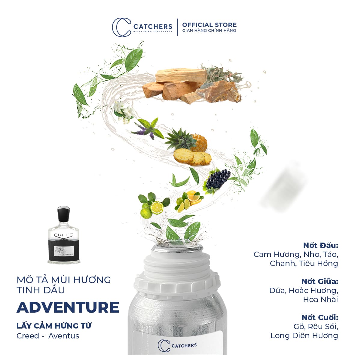 Mô tả mùi hương Tinh Dầu Khuếch Tán Adventure