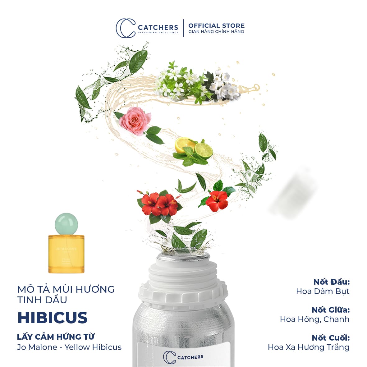 Mô tả mùi hương Tinh Dầu Khuếch Tán Hibicus