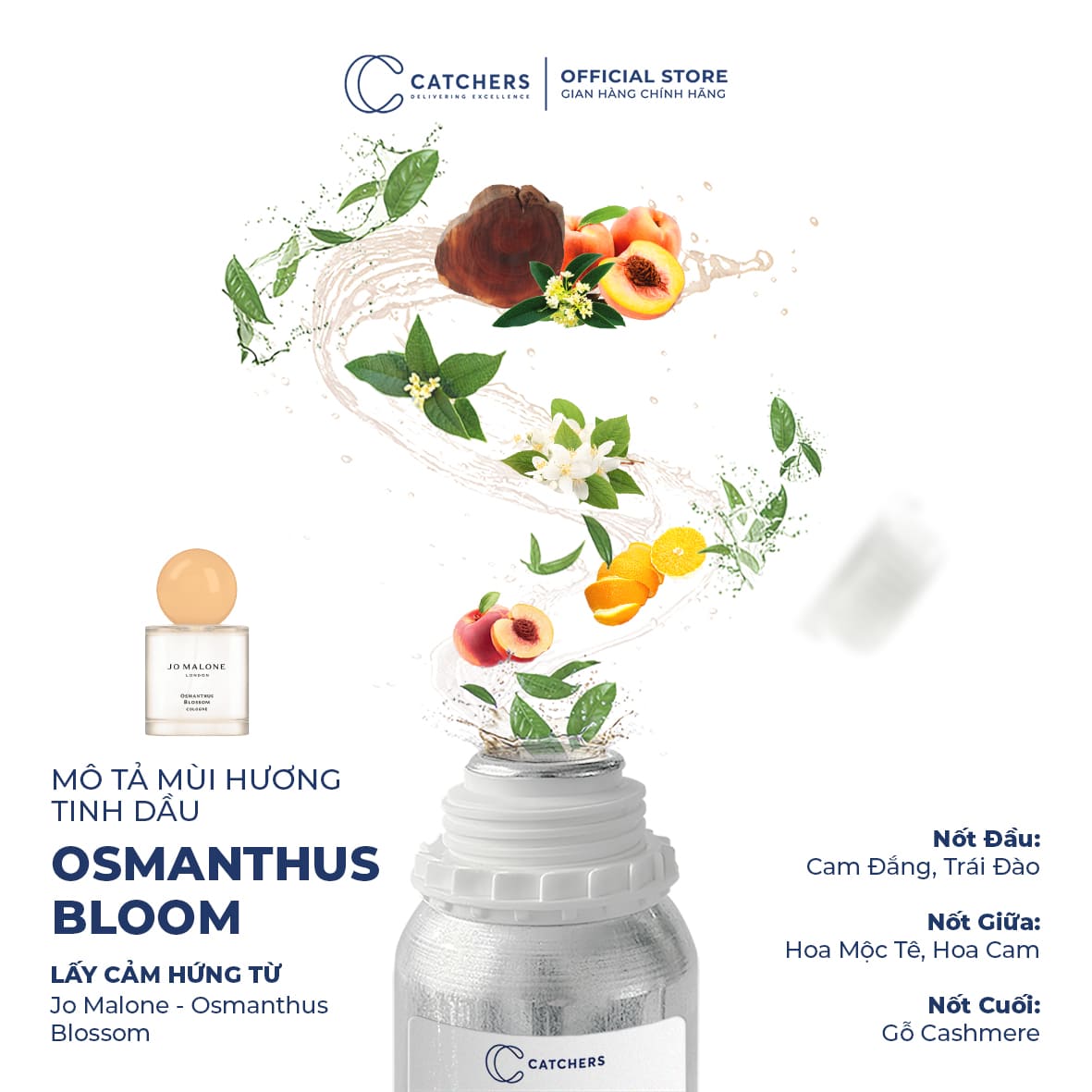 Mô tả mùi hương Tinh Dầu Khuếch Tán Osmanthus Bloom