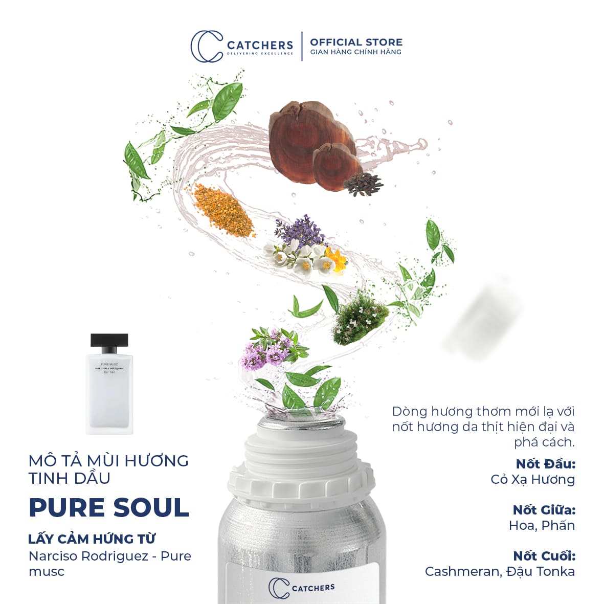 Mô tả mùi hương Tinh Dầu Khuếch Tán Pure Soul