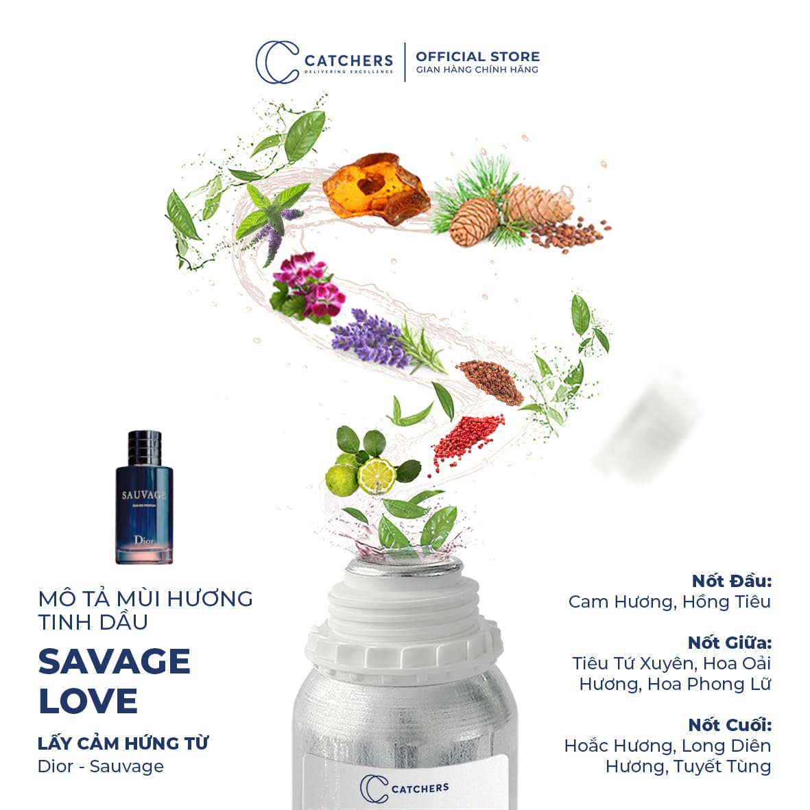 Mô tả mùi hương Tinh Dầu Khuếch Tán Savage Love