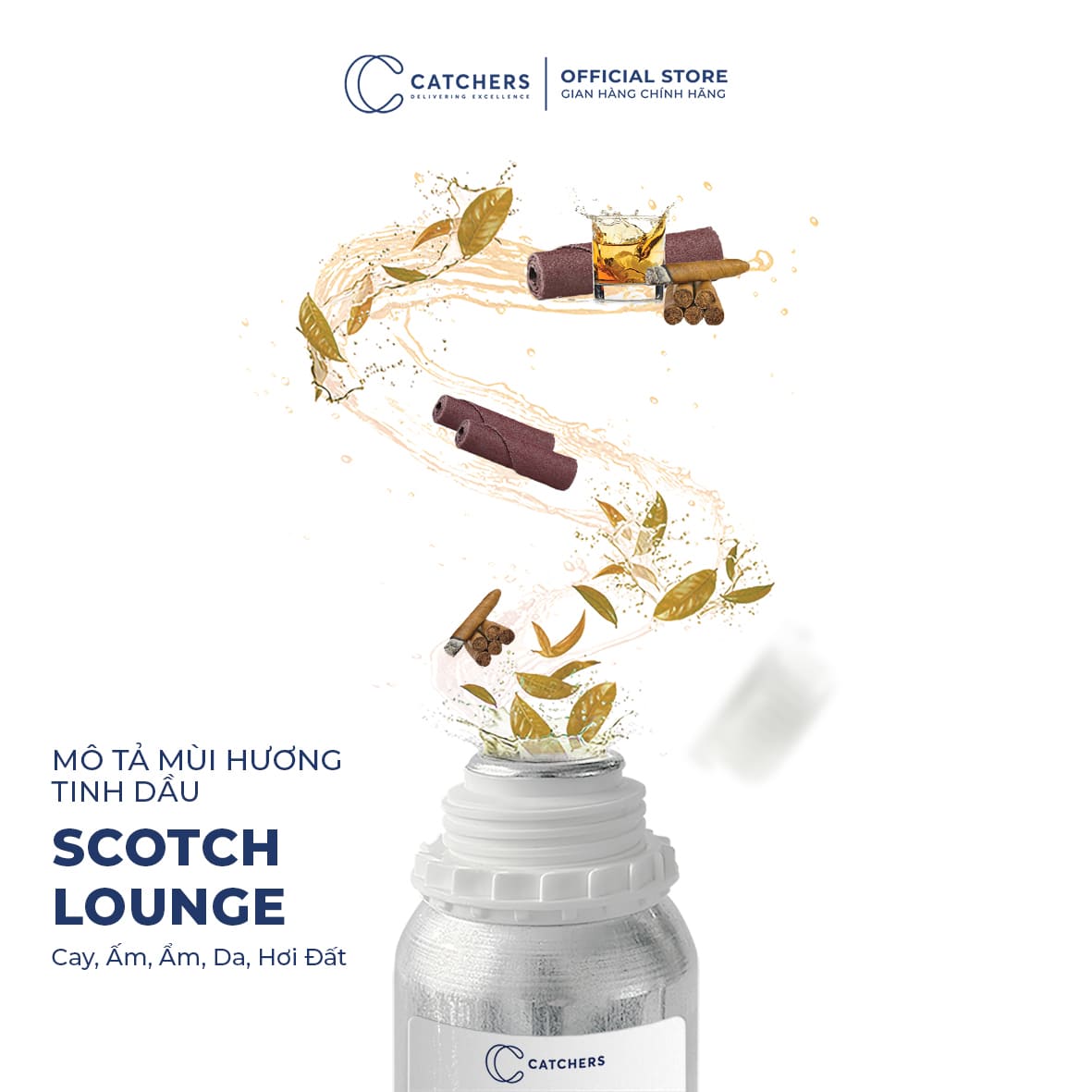 Mô tả mùi hương Tinh Dầu Khuếch Tán Scotch Lounge