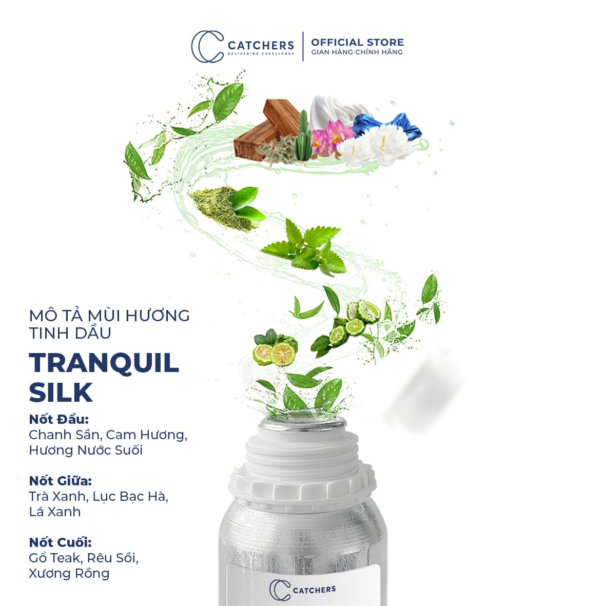 Mô tả mùi hương Tinh Dầu Khuếch Tán Tranquil Silk