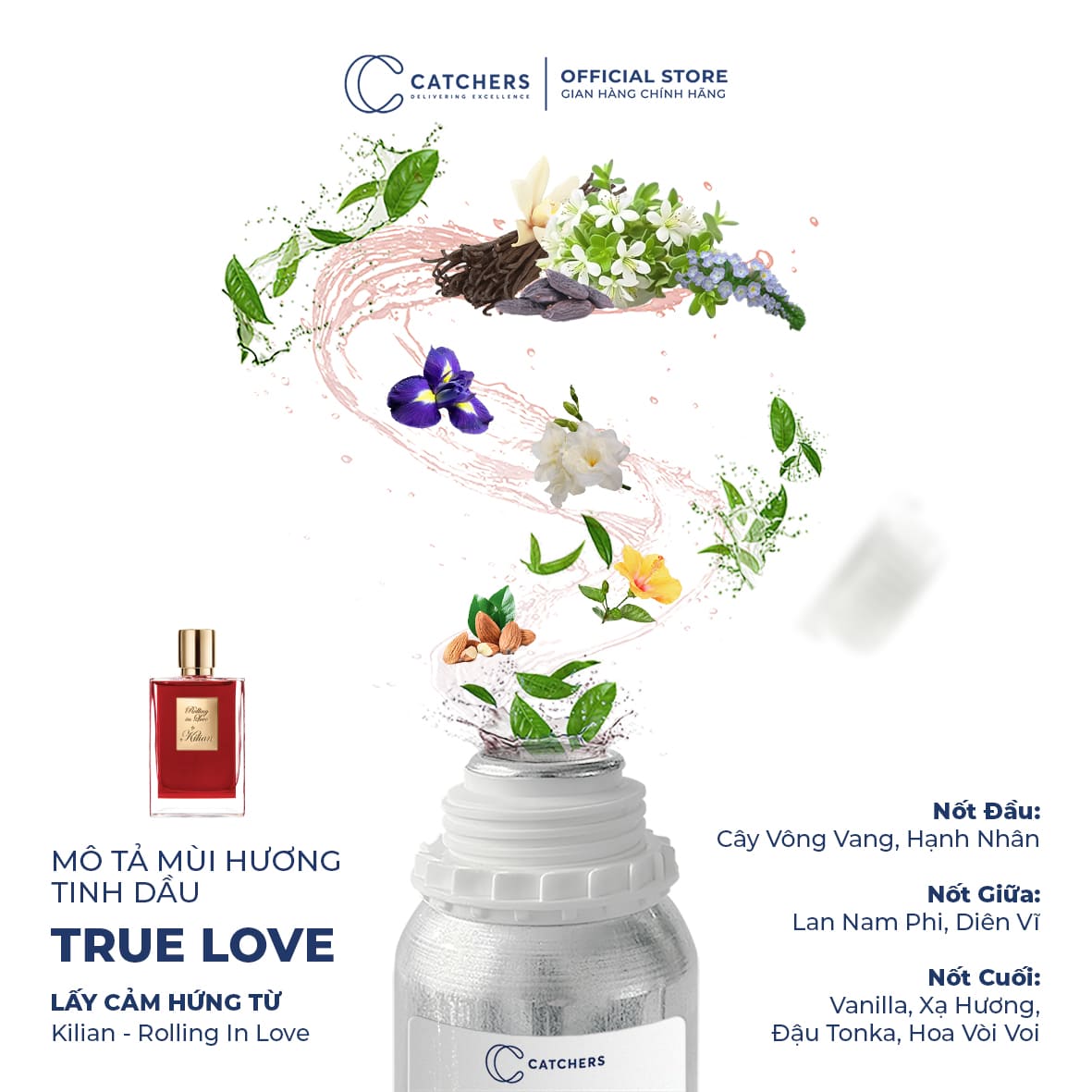 Mô tả mùi hương Tinh Dầu Khuếch Tán True Love