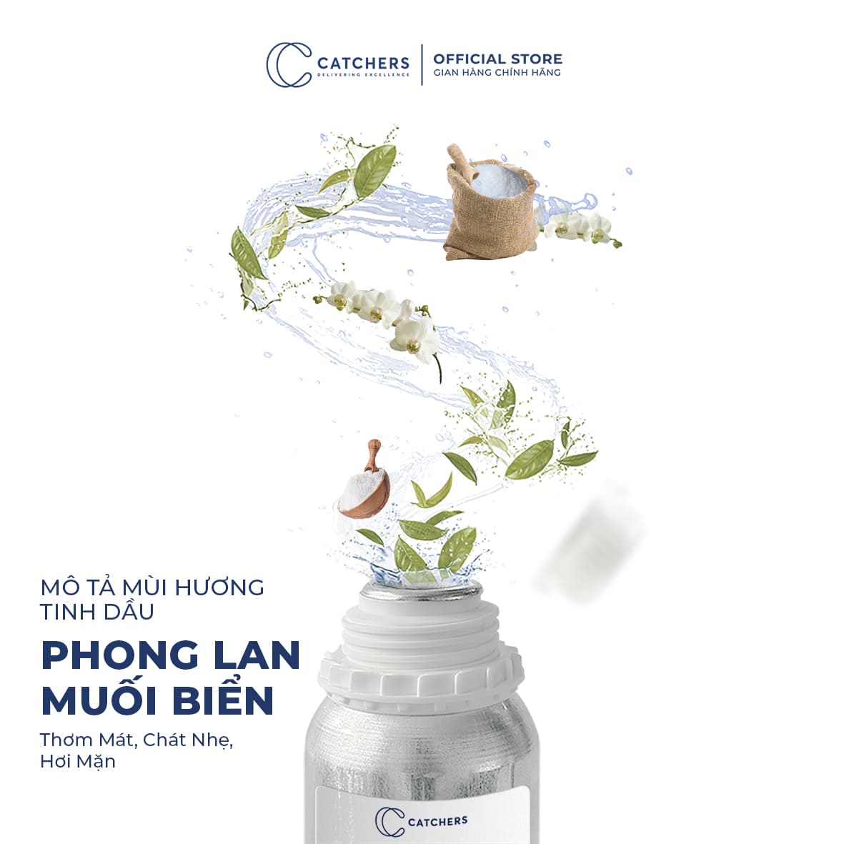 Mô tả mùi hương Tinh Dầu Khuếch Tán Phong Lan Muối Biển