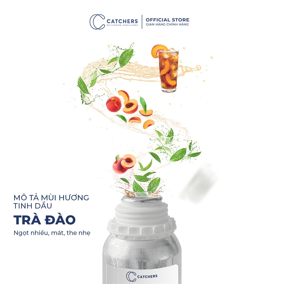 Mô tả mùi hương Tinh Dầu Khuếch Tán Trà Đào