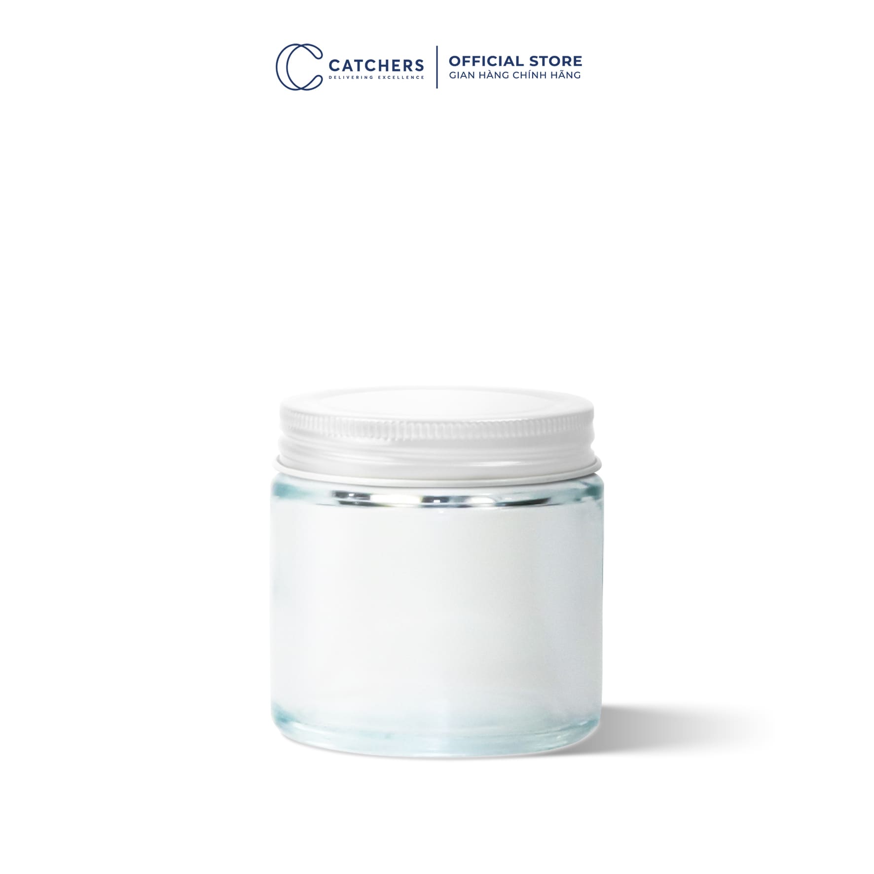 HŨ THỦY TINH TRONG KÈM NẮP TRẮNG 60ML