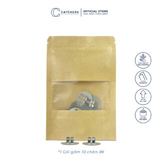 Chân kẹp bấc chữ thập (1 gói = 10 chân)