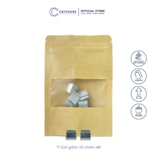 Chân kẹp bấc gỗ đơn/ đôi (1 gói = 10 chân)