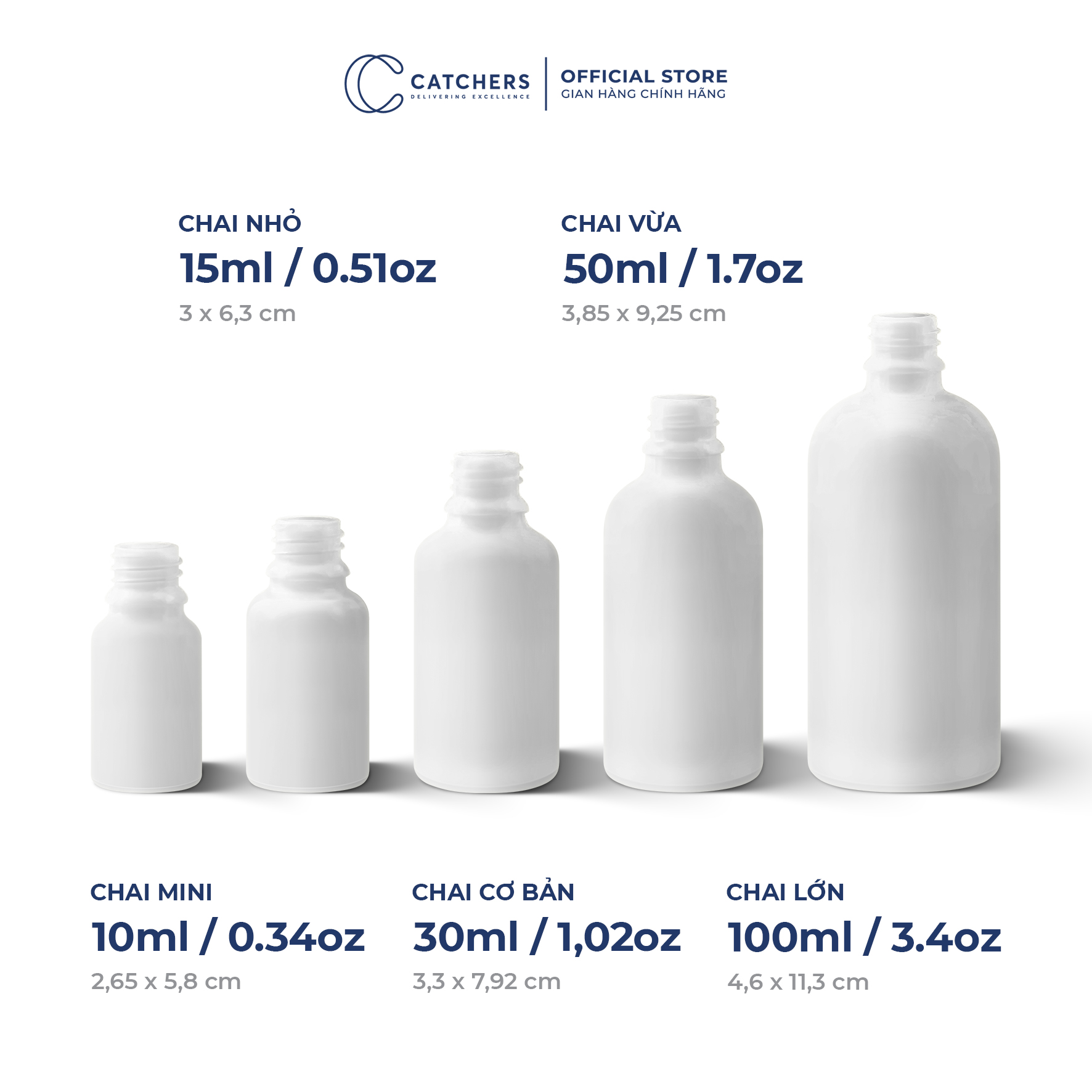 CHAI TINH DẦU SỨ