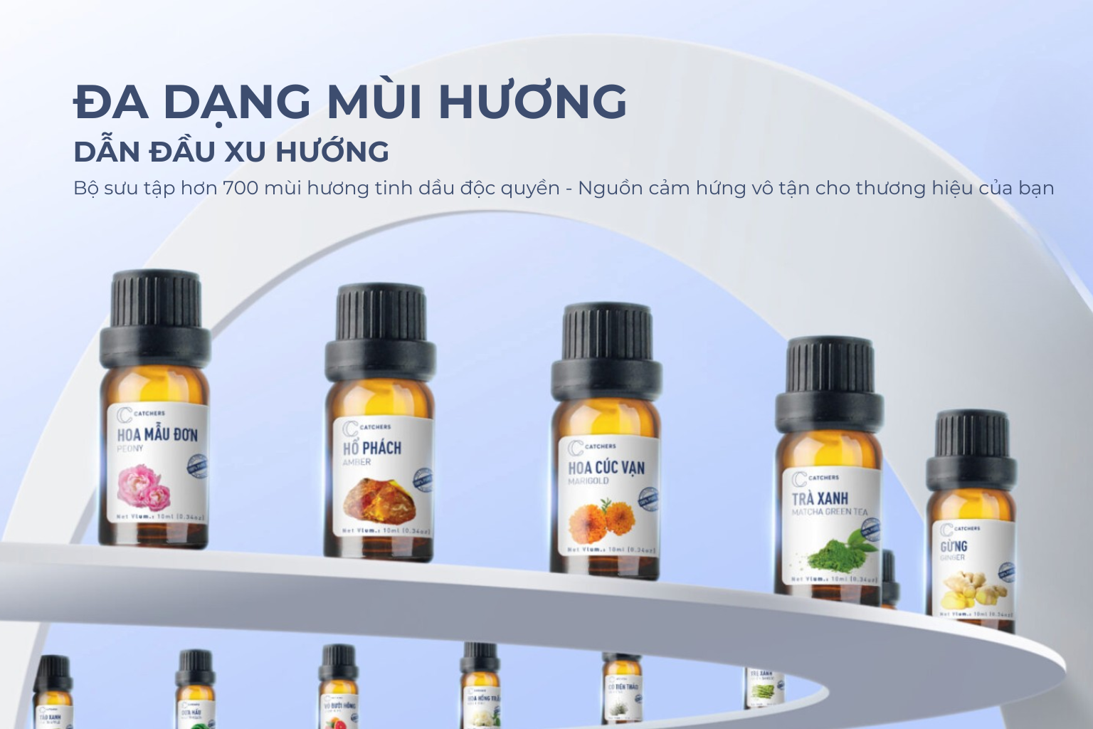 Các dòng Tinh dầu xông phòng được yêu thích nhất tại Catchers