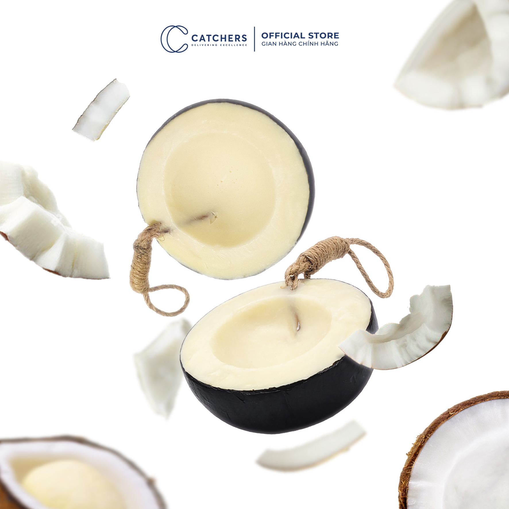 XÀ PHÒNG THỦ CÔNG TẠO HÌNH - TRÁI DỪA