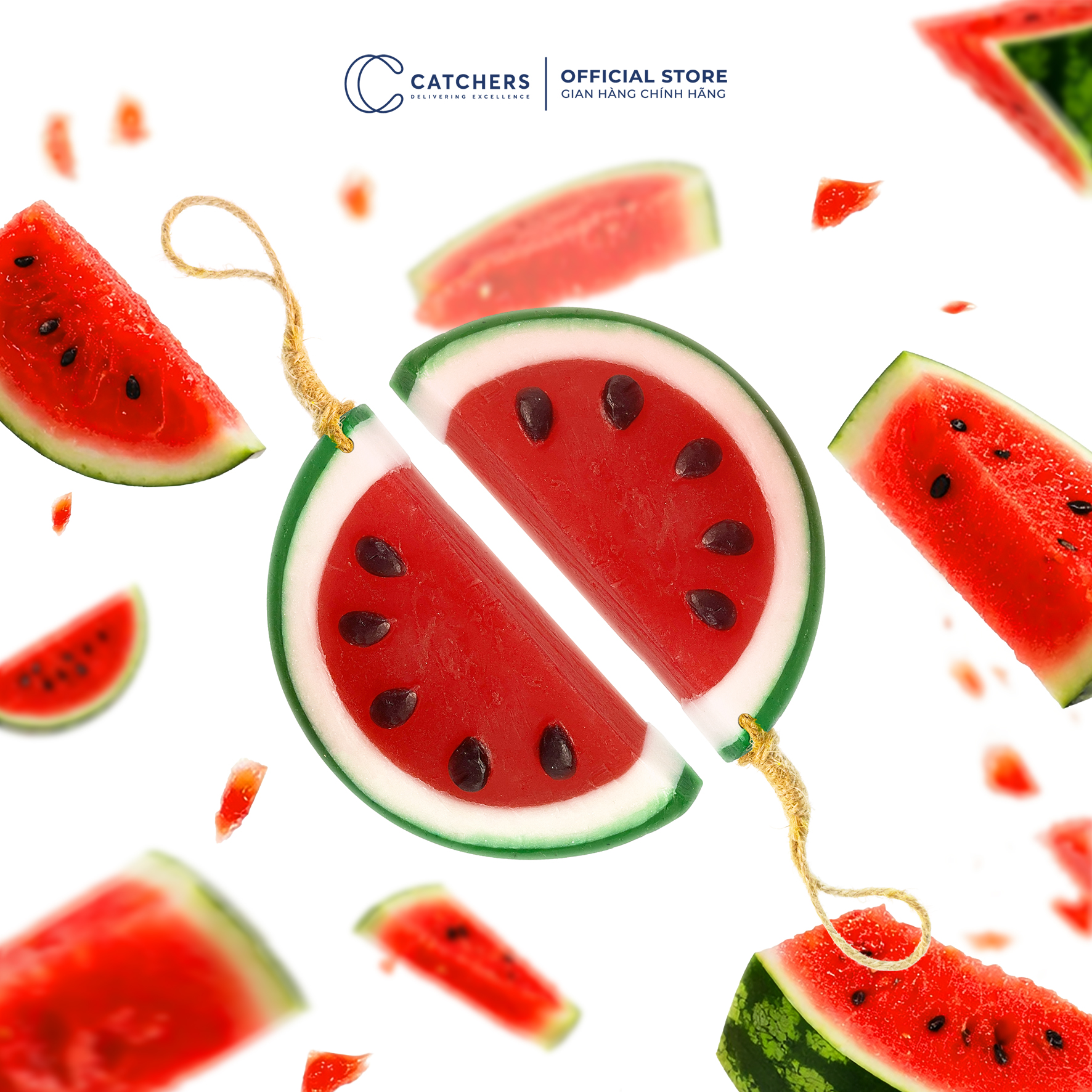 XÀ PHÒNG THỦ CÔNG TẠO HÌNH - DƯA HẤU