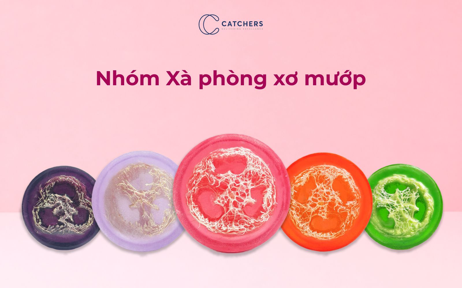 Xà phòng xơ mướp thiên nhiên tẩy tế bào chết dịu nhẹ